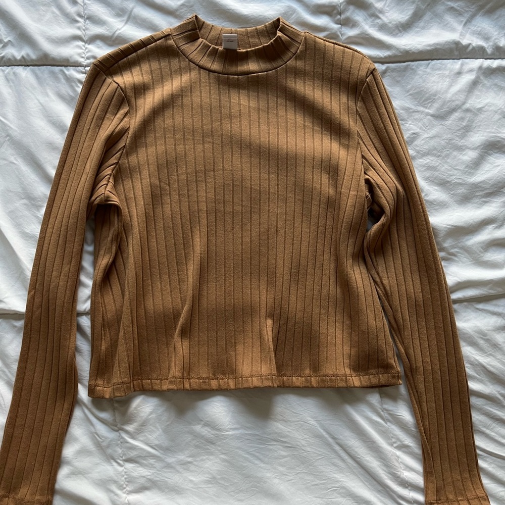 Cropped turtle neck